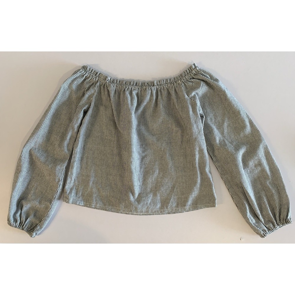 John Galt Brandy Melville Women's Top‎ Off the Shoulder Maura Striped One Size